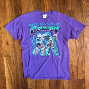 Vintage Hockey T-shirt Pirates just FIGHT 90s